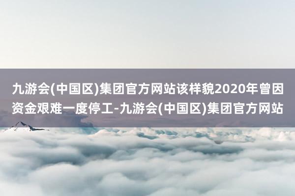 九游会(中国区)集团官方网站该样貌2020年曾因资金艰难一度停工-九游会(中国区)集团官方网站